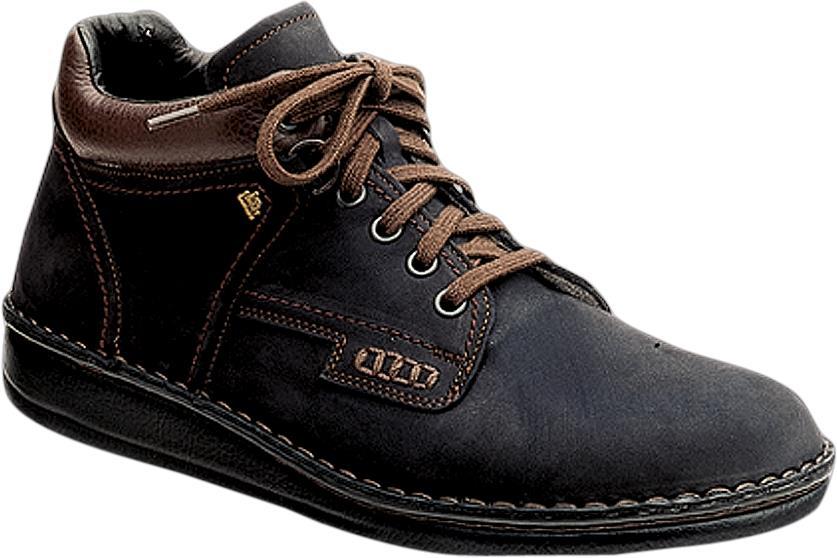 Linz Uomo Nubuk/Leder schwarz/braun - immagine 2