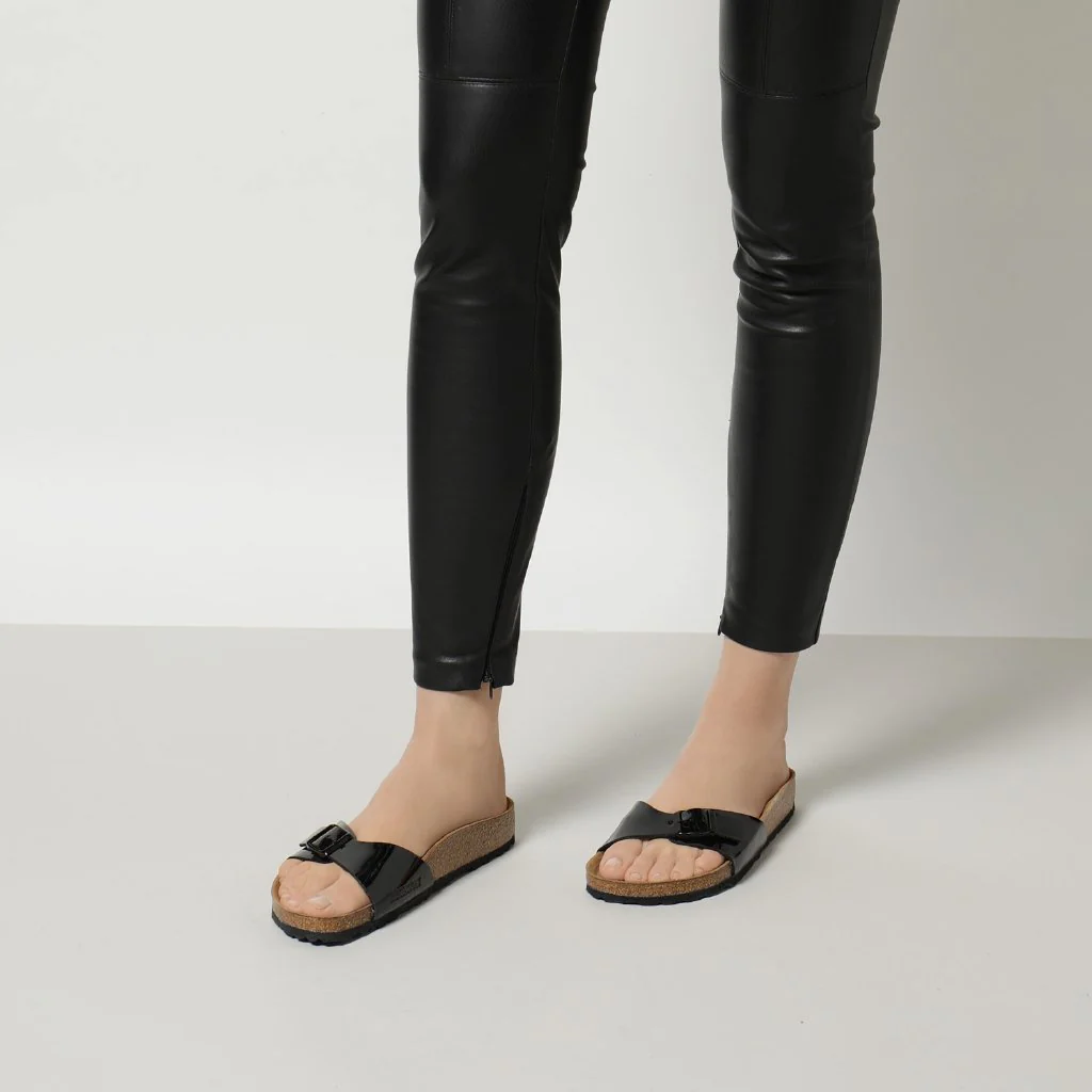 Madrid Donna Birko Flor Patent black, calz. stretta - immagine 4