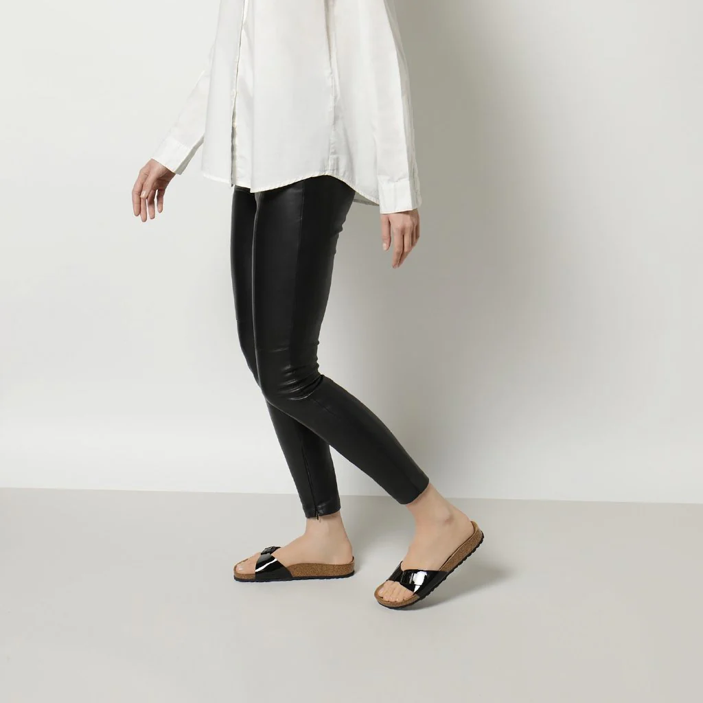 Madrid Donna Birko Flor Patent black, calz. stretta - immagine 5