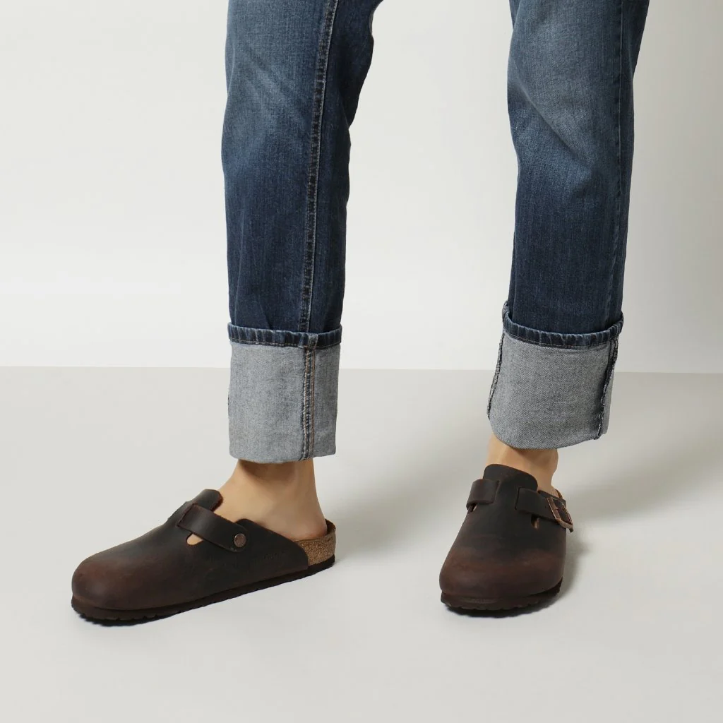 Boston Unisex Oiled Leather habana, calz. stretta - immagine 5