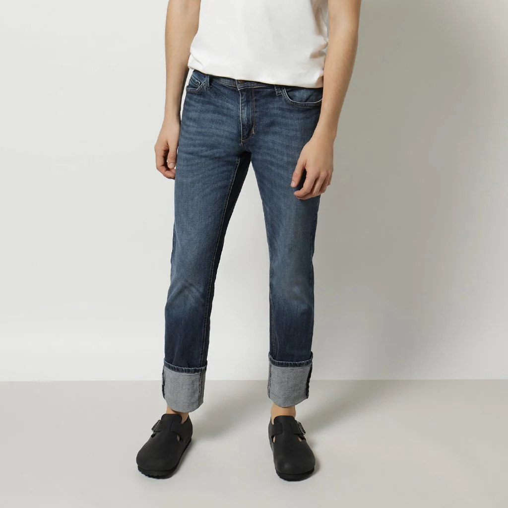 London Unisex Oiled Leather black, calz. stretta - immagine 7