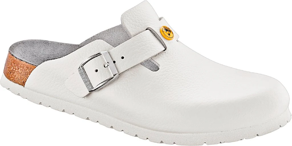 Boston-ESD Uomo Natural Leather white, calz. normale - immagine 2
