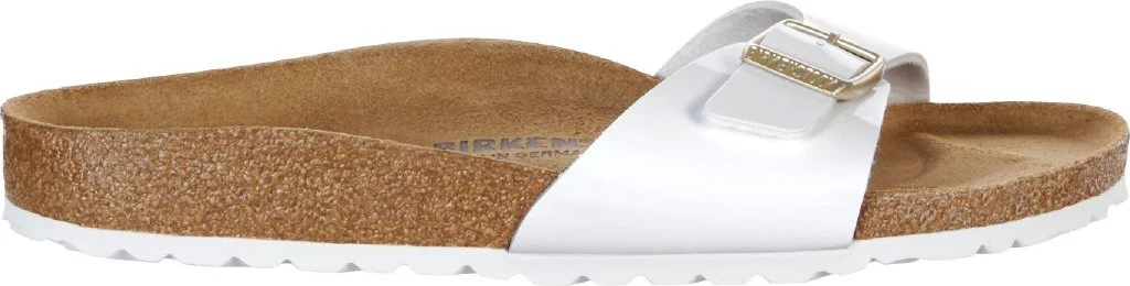 Madrid Donna Birko Flor Patent patent white, calz. stretta - immagine 4