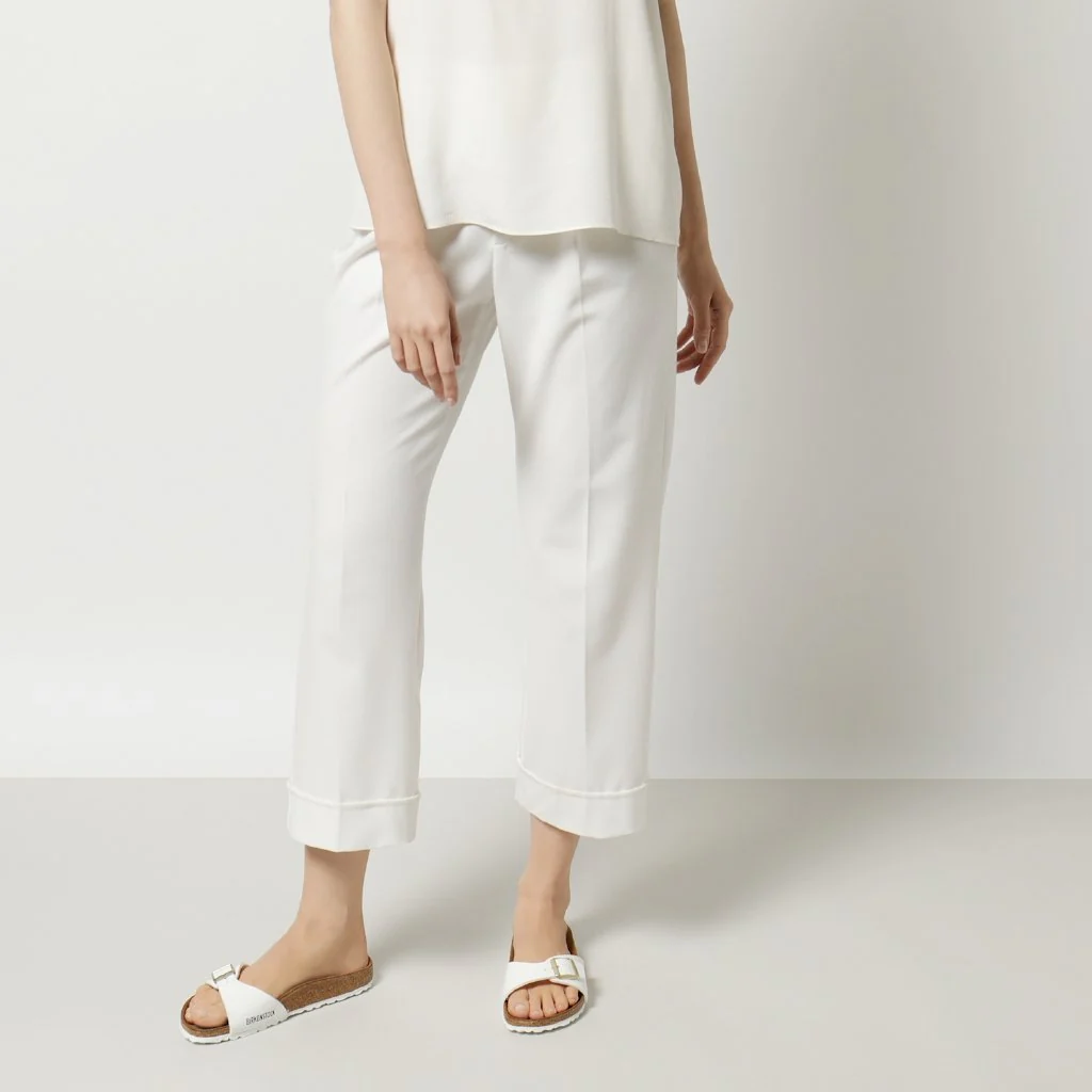 Madrid Donna Birko Flor Patent patent white, calz. stretta - immagine 7