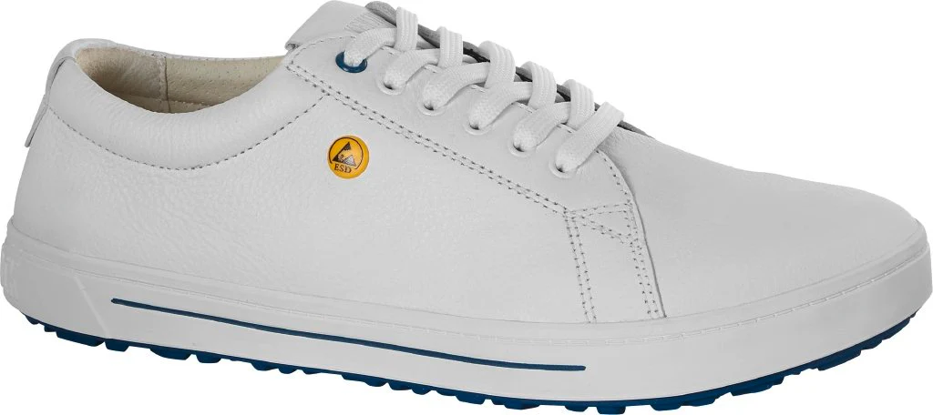 QO500ESD Unisex Natural Leather white, calz. normale - immagine 2