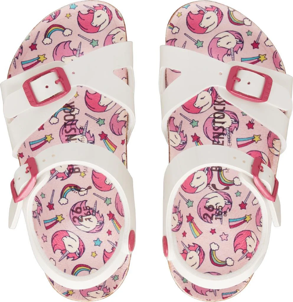 Rio Bambino Birko Flor Patent patent white unicorn, calz. stretta - immagine 3