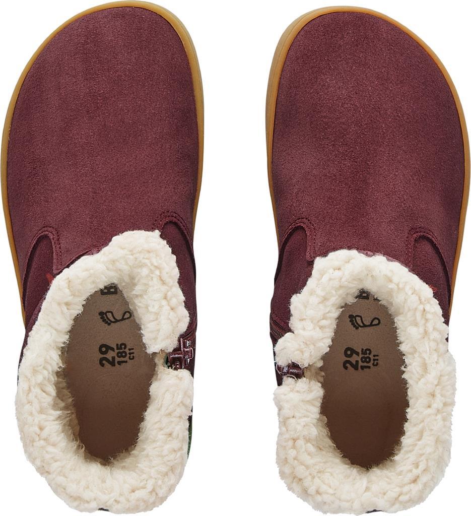 Lille Bambino Suede Leather maroon, calz. normale - immagine 3