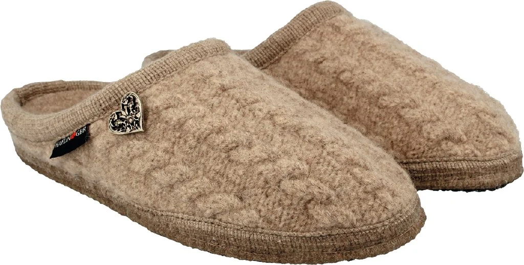 Herzerl Donna Walkstoff papiermeliert - immagine 2