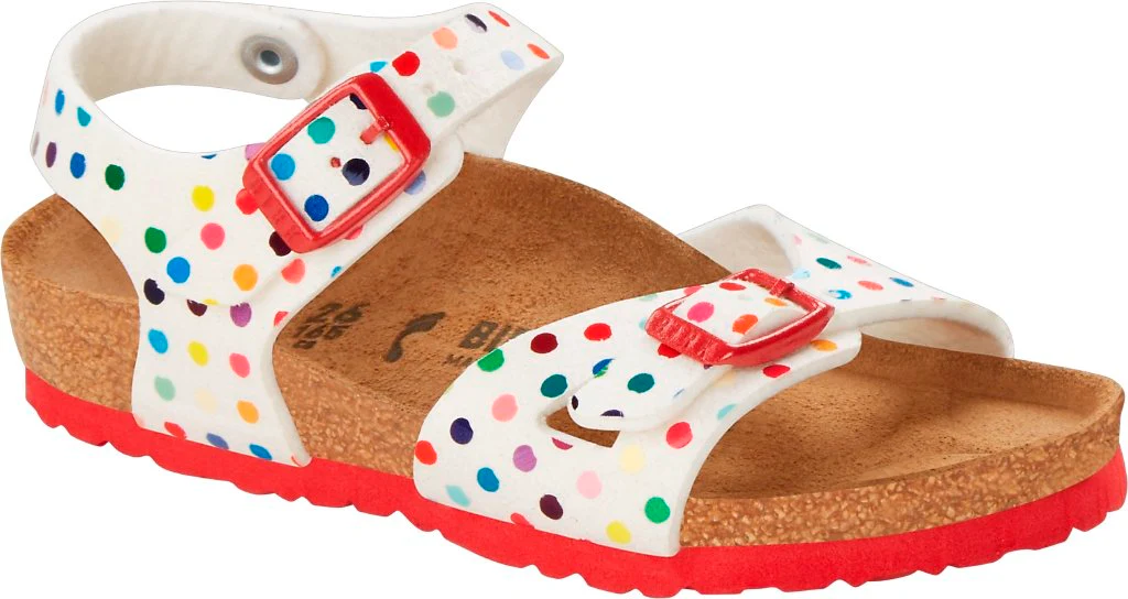Rio Bambino Microfibre digital dots white, calz. stretta - immagine 2