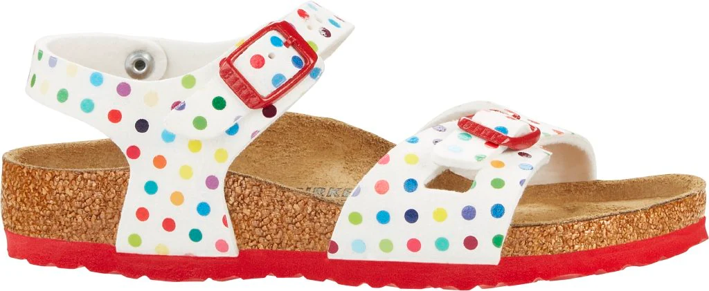 Rio Bambino Microfibre digital dots white, calz. stretta - immagine 4