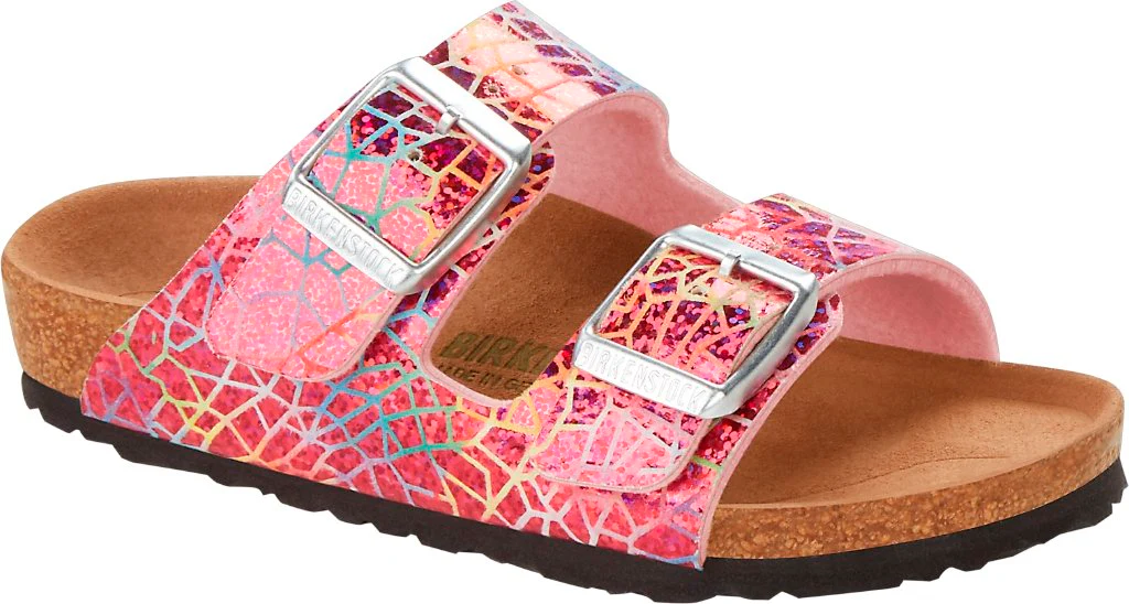 Arizona Bambino vegan Microfibre flash hologram pink, calz. stretta - immagine 2