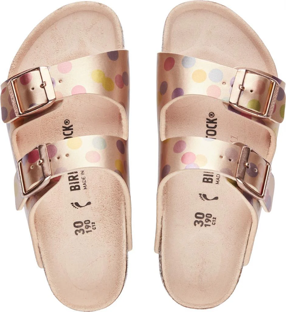 Arizona Bambino Birko Flor metallic dots copper, calz. stretta - immagine 3