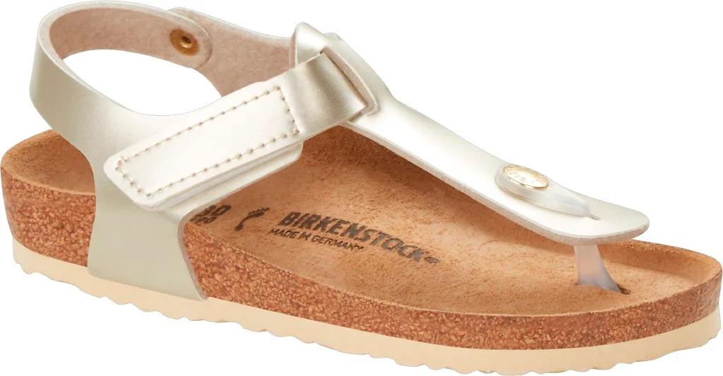 Kairo Kids Velcro Bambino Birko Flor electric metallic gold, calz. stretta - immagine 2