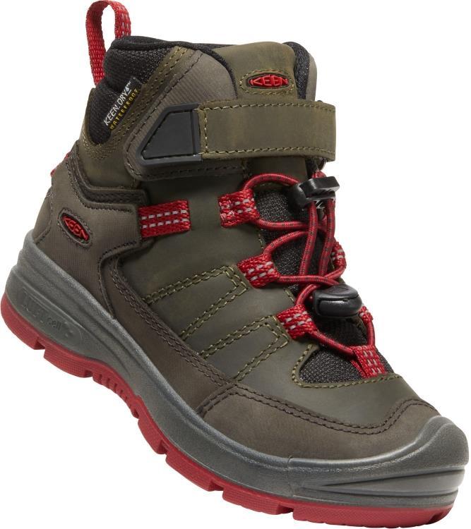 Redwood Mid Wp Bambino Steel Grey/Red Dahlia - immagine 2
