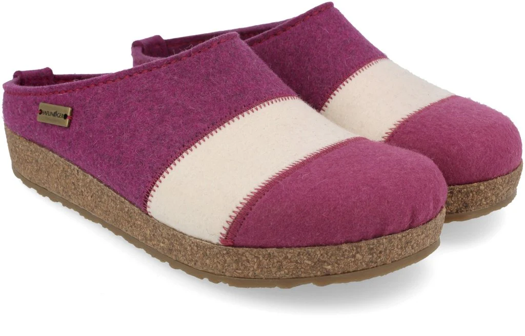 Lines Unisex Wollfilz maulbeere - immagine 2