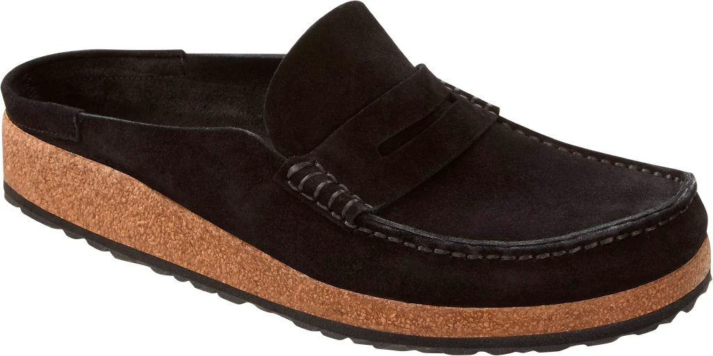 Naples Uomo Suede Leather black, calz. stretta - immagine 2