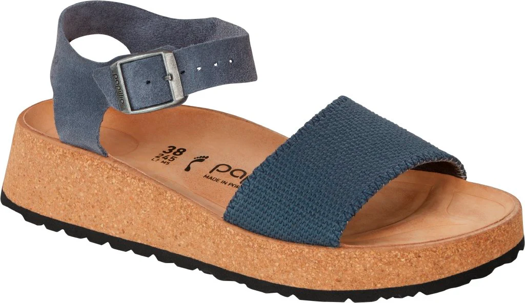 Glenda Papillio Donna Suede Leather midnight, calz. stretta - immagine 2