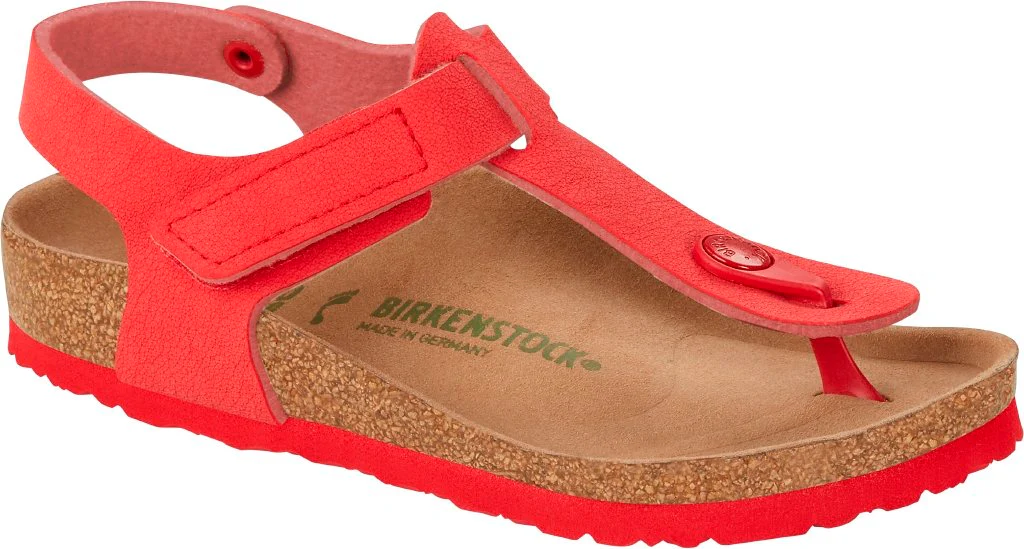 Kairo Kids Velcro Bambino vegan Birkibuc earthy active red, calz. stretta - immagine 2
