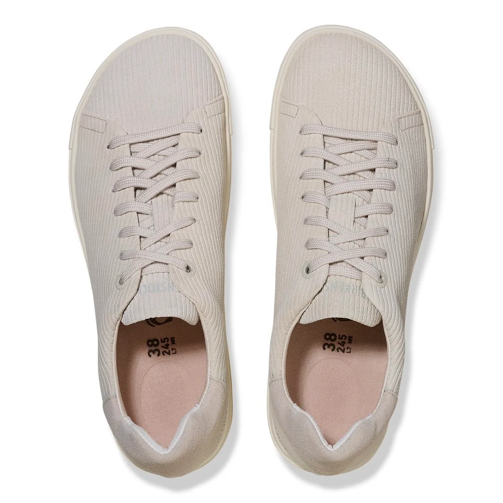 Bend Low Donna Suede Leather corduroy antique white, calz. stretta - immagine 3