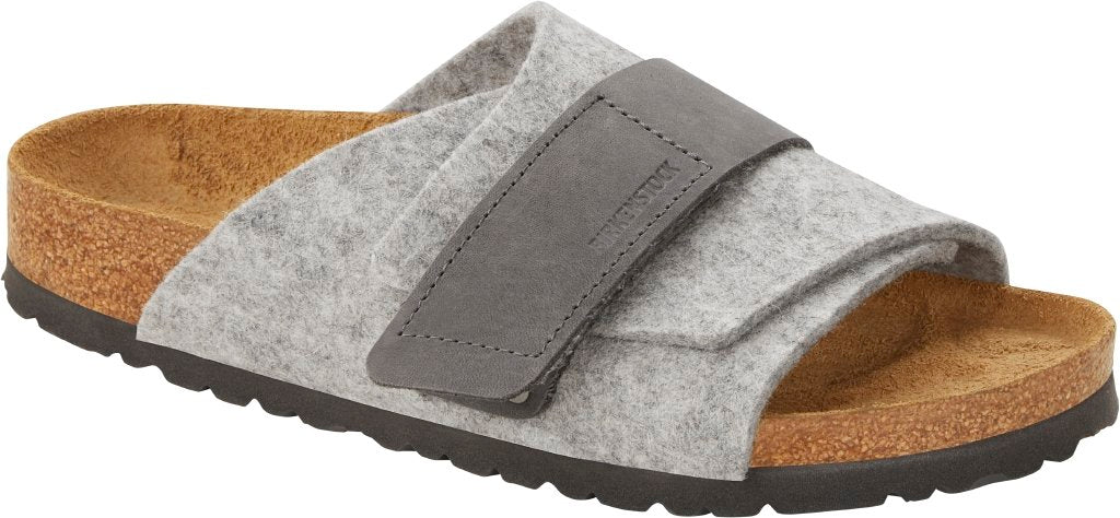 Kyoto Unisex Felt/Leather light gray, calz. stretta - immagine 2