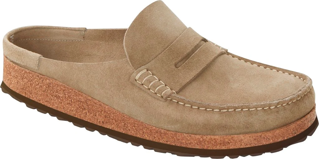 Naples Uomo Suede Leather taupe, calz. stretta - immagine 2