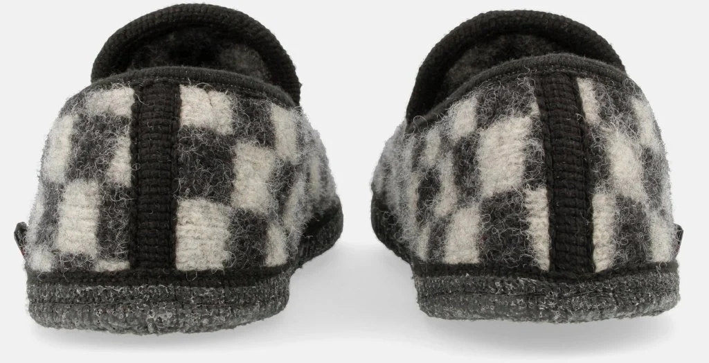 Loafer Chess Unisex Walkstoff schwarz rohweiß - immagine 8