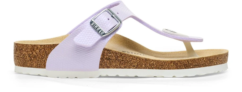 Gizeh Bambino Birko Flor Embossed shiny lizard purple fog, calz. stretta - immagine 4