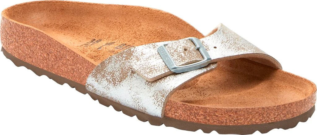 Madrid Donna Synthetics washed metallic silver, calz. stretta - immagine 2