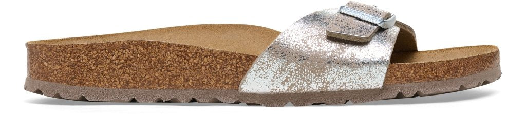 Madrid Donna Synthetics washed metallic silver, calz. stretta - immagine 3