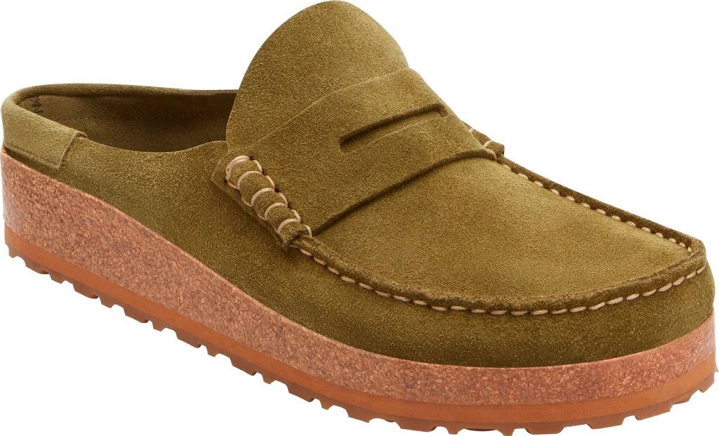 Naples Uomo Suede Leather pine green, calz. stretta - immagine 2