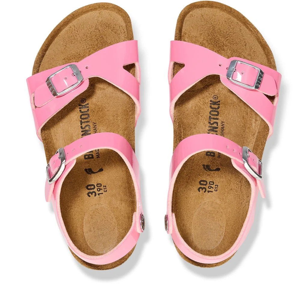 Rio Bambino Birko Flor Patent candy pink, calz. stretta - immagine 3