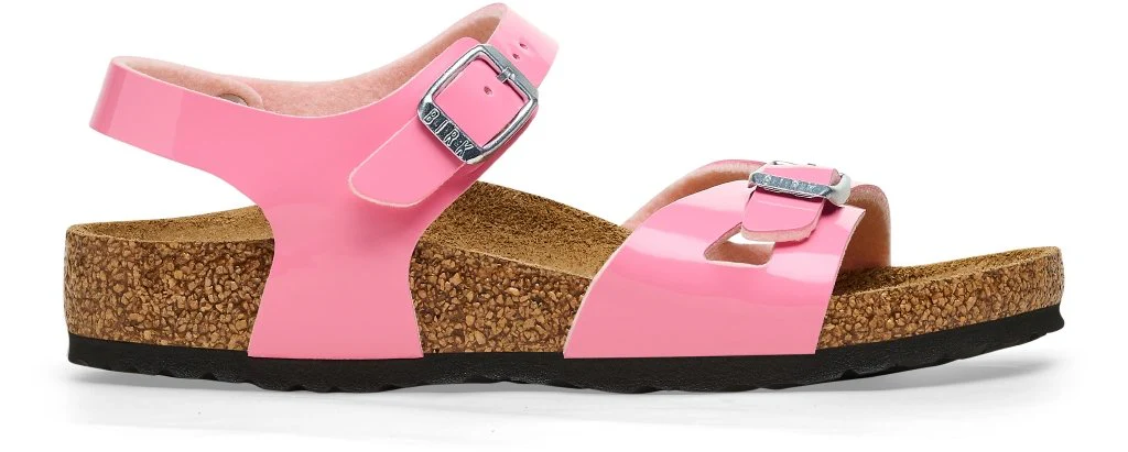 Rio Bambino Birko Flor Patent candy pink, calz. stretta - immagine 4