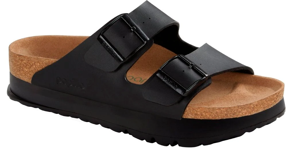 Arizona Platform Papillio Donna vegan Birko Flor black, calz. stretta - immagine 2