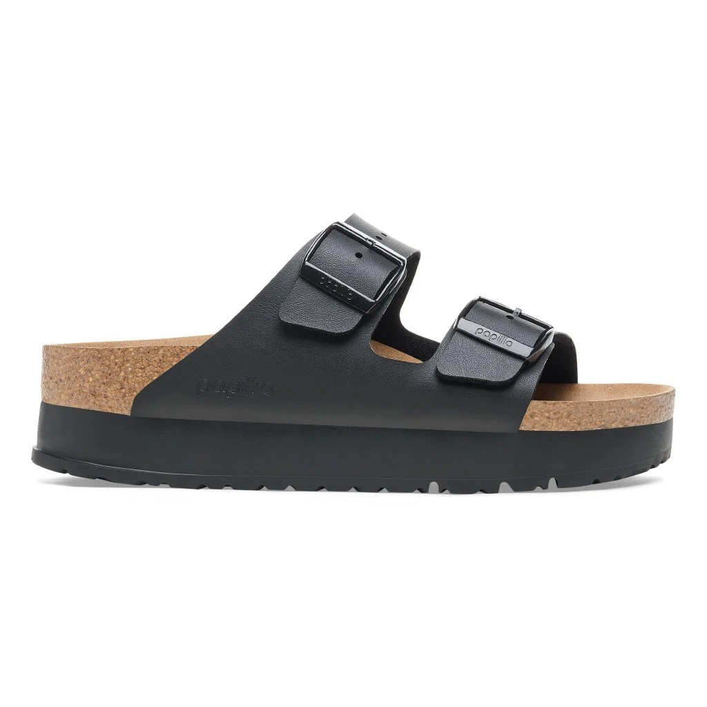 Arizona Platform Papillio Donna vegan Birko Flor black, calz. stretta - immagine 3