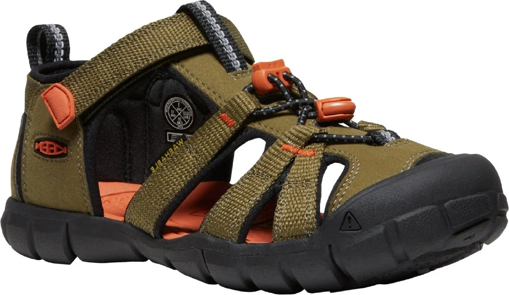 Seacamp II Cnx Bambino dark olive/gold flame - immagine 2