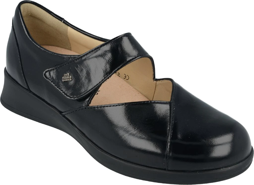 Barinas Donna Knautschlack schwarz - immagine 2