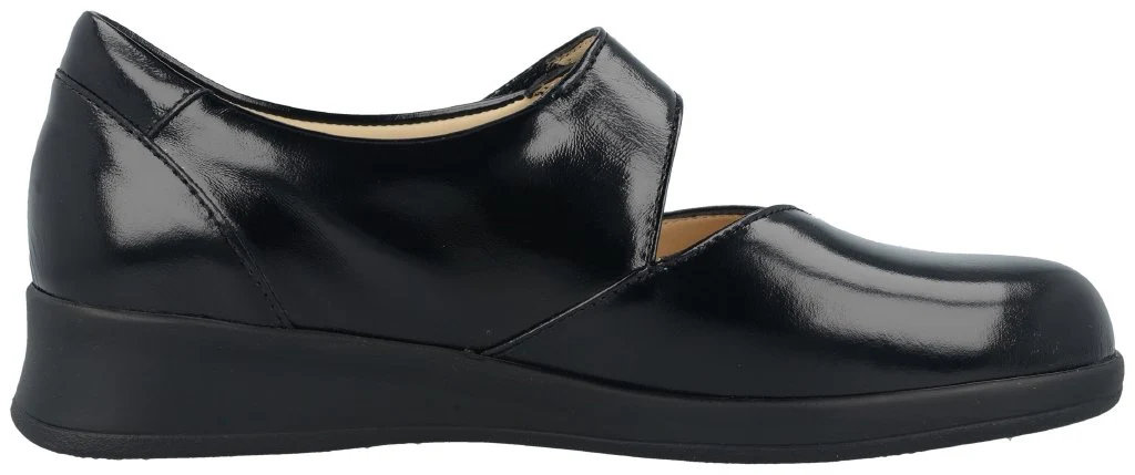 Barinas Donna Knautschlack schwarz - immagine 4