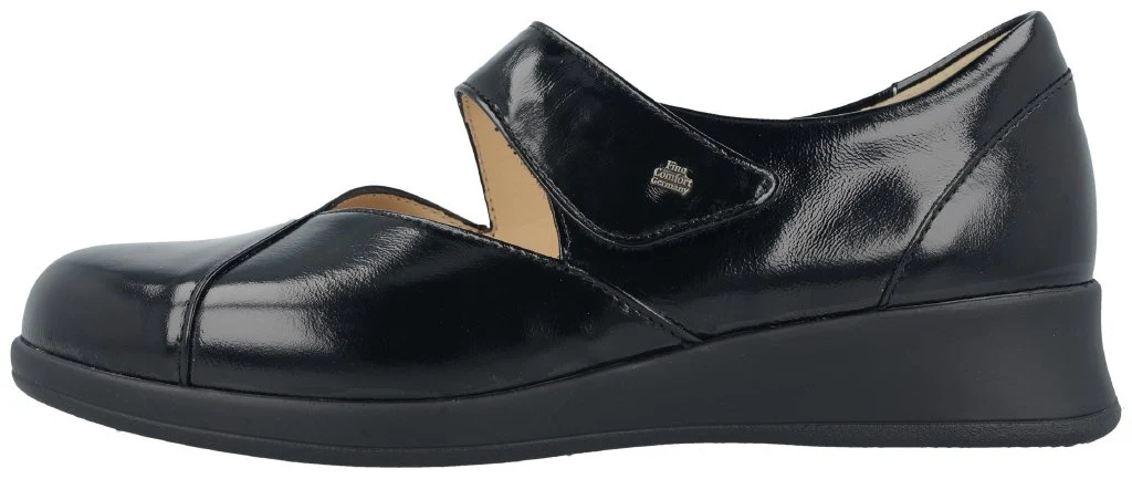 Barinas Donna Knautschlack schwarz - immagine 7