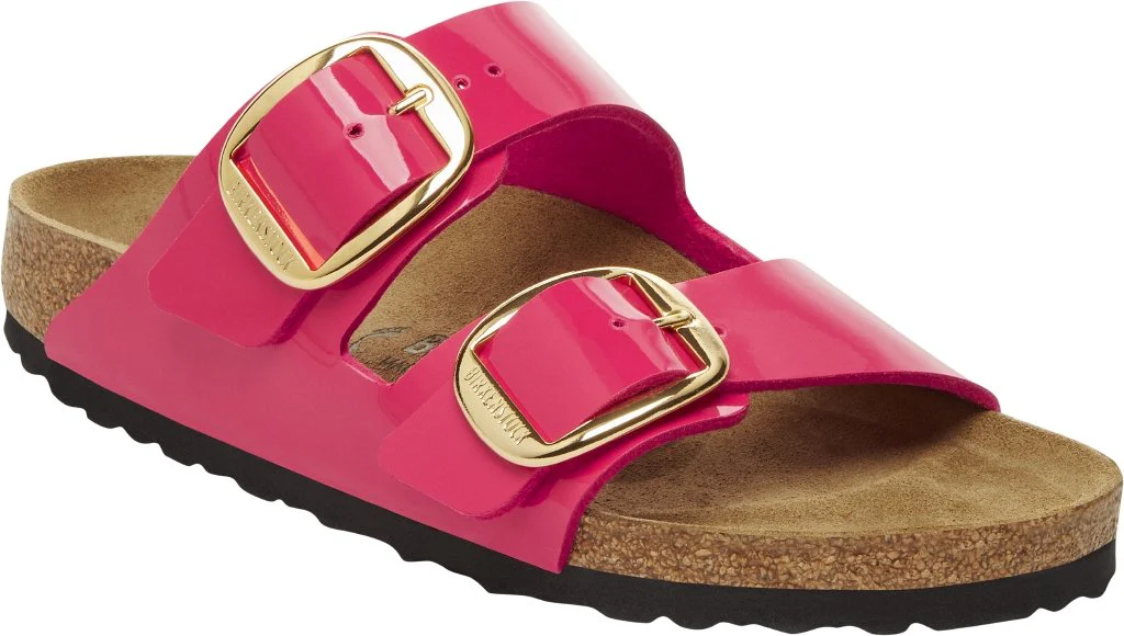 Arizona Big Buckle Donna Birko Flor Patent fuchsia fusion, calz. stretta - immagine 2