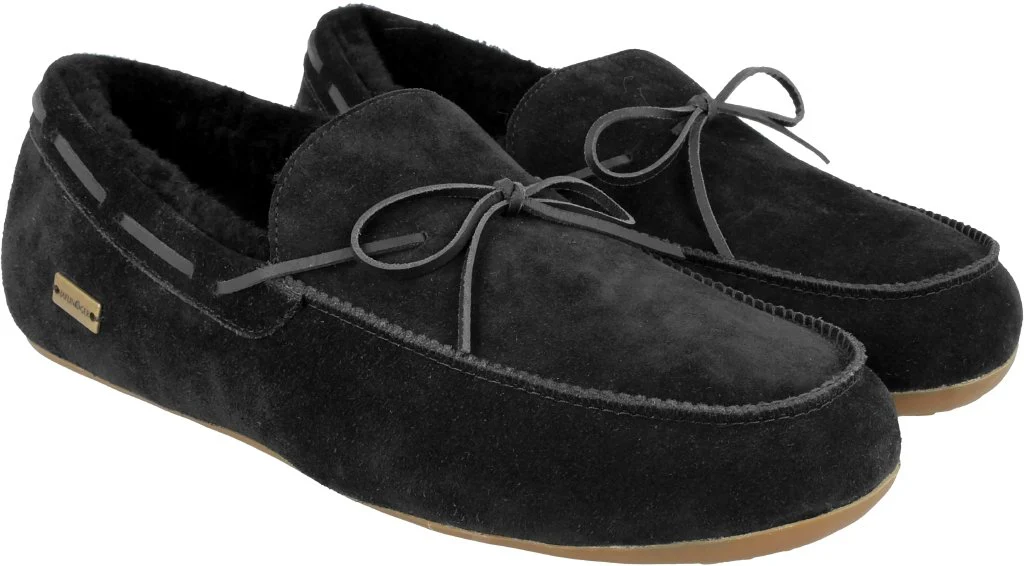 Yumah Unisex Lammfell schwarz - immagine 2