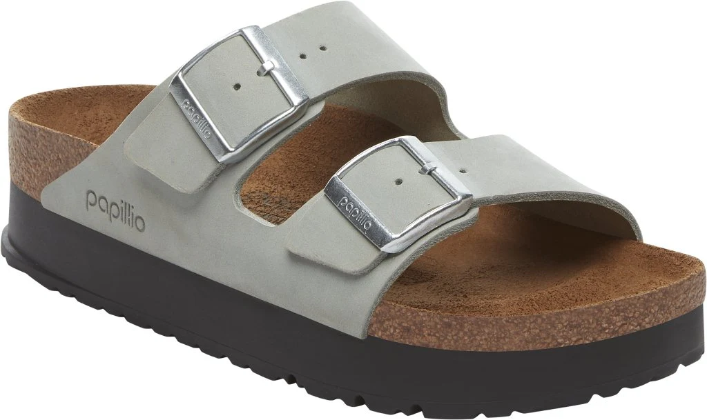 Arizona Platform Papillio Donna Nubuck Leather pure sage, calz. stretta - immagine 2
