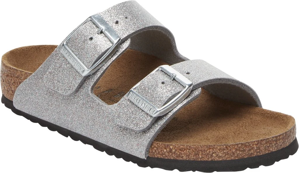 Arizona Bambino Birko Flor sparkling silver, calz. stretta - immagine 2