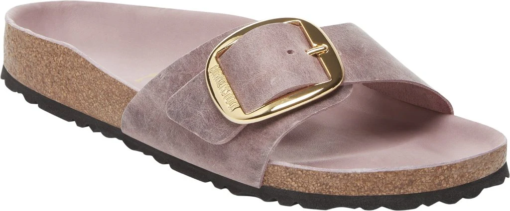 Madrid Big Buckle Donna Oiled Leather lavender, calz. stretta - immagine 2
