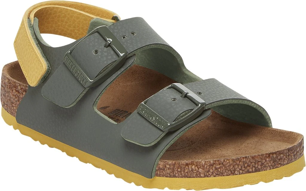 Milano Kids Velcro Bambino Birko Flor desert soil thyme/ochre, calz. stretta - immagine 2