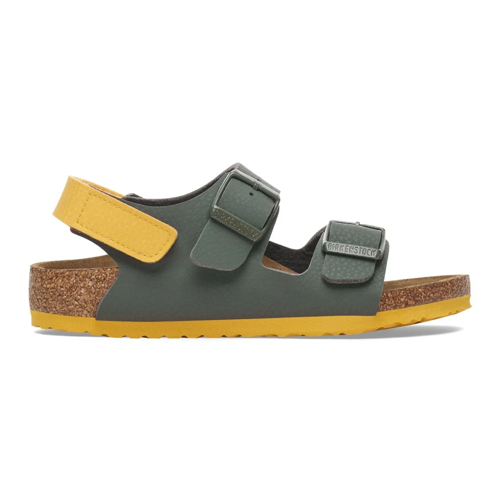Milano Kids Velcro Bambino Birko Flor desert soil thyme/ochre, calz. stretta - immagine 3
