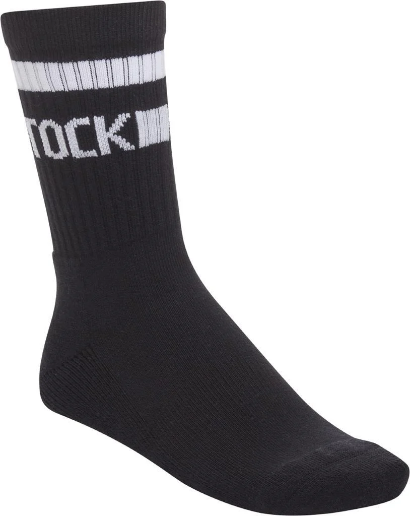 Cotton Crew Unisex 79CO,19PA,2EL black/white - immagine 2