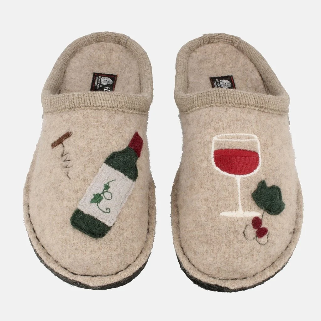 Wine Time Unisex Walkstoff papiermeliert - immagine 3