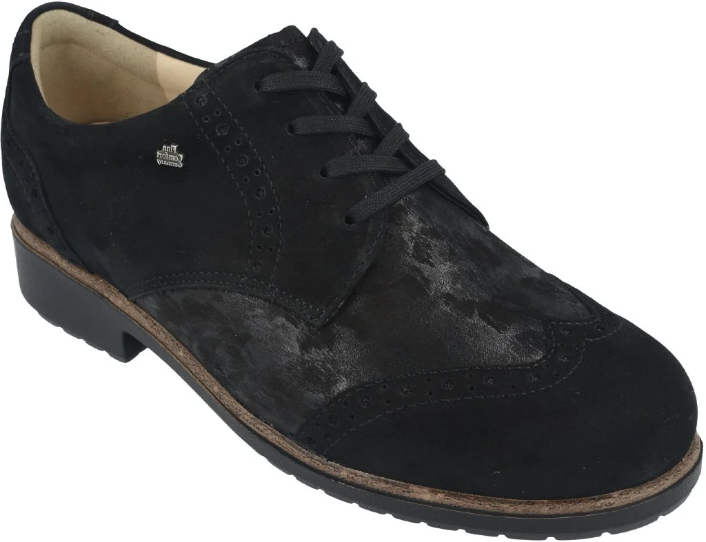 Asiago Donna Nubuk/Chenile schwarz/nero - immagine 2