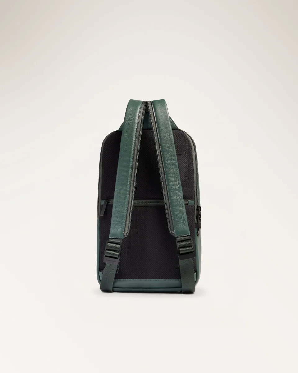 Zaino Monospalla Uomo In Pelle - immagine 4