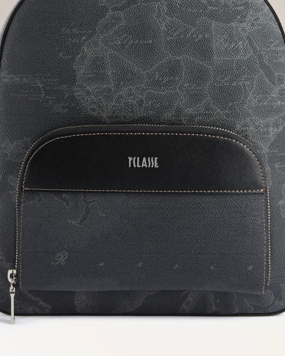 Zaino Doppia Zip Nero - immagine 5